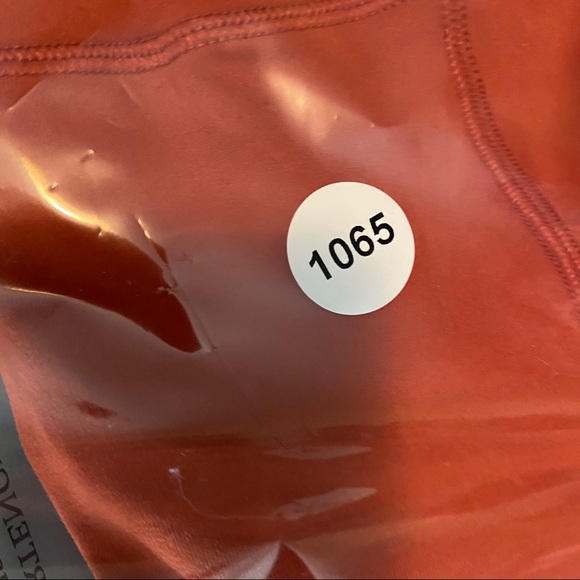 Orange high waisted active leggings size small - Picture 9 of 9